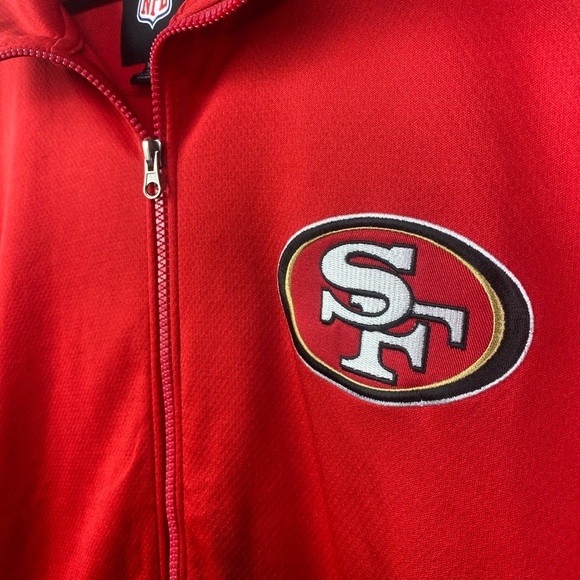 49ers nfl zip up jacket - Picture 2 of 5